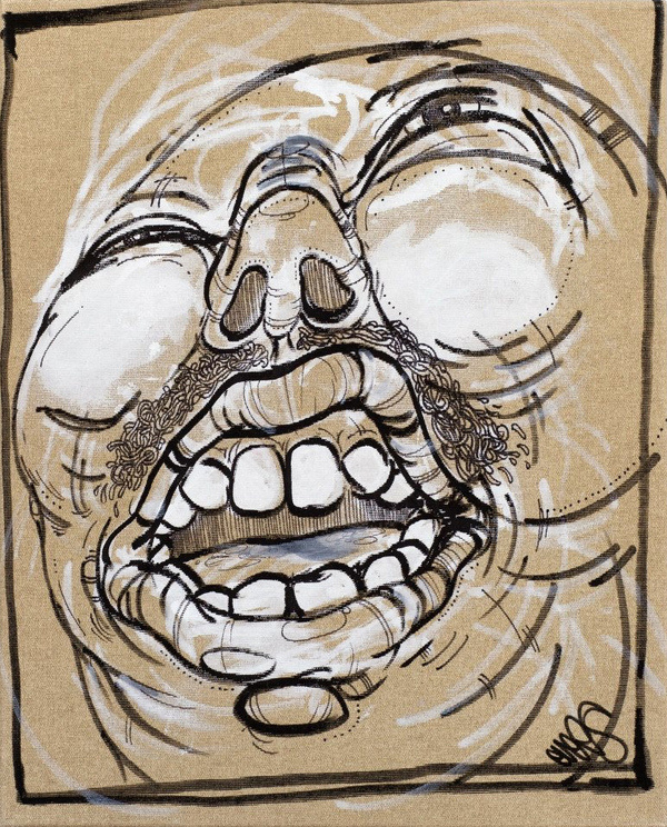 Moment of Truth Wallery #thomas #painting #art #face #character #evers