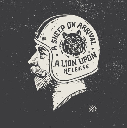 Typeverything.comNeither God nor Master by BMD. #illustration #helments #gif