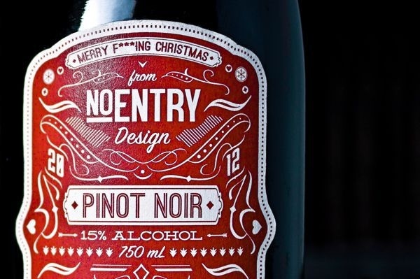 wine gifts, handmade, No Entry Design #packaging #type #pattern