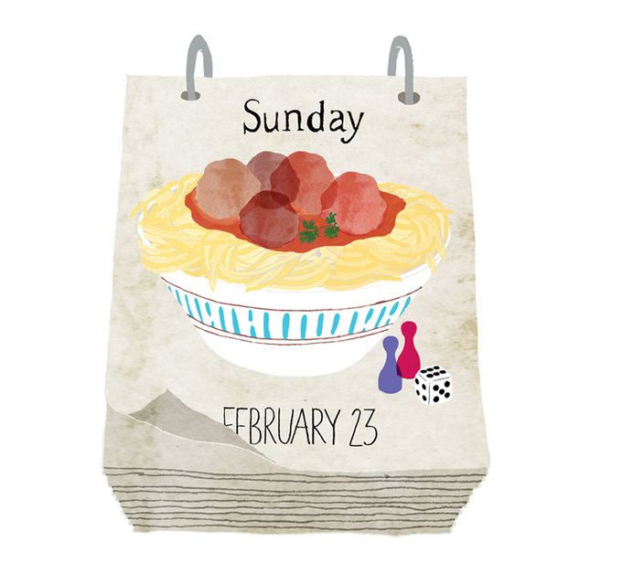 Family Fun Feb 2014 #illustration