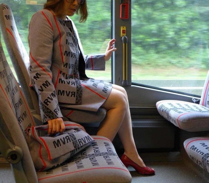 Public Transportation Fabric Series by Menja Stevenson