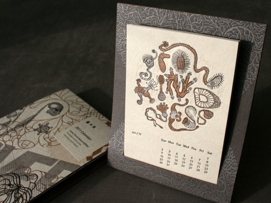 WANKEN - The Blog of Shelby White » Studio On Fire Letterpress Calendar Giveaway #calendar #letterpress #on #fire #studio