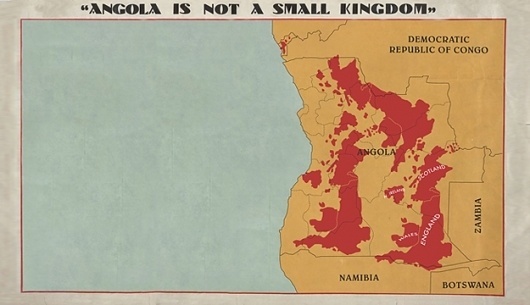 Angola is not a small Kingdom | The Gopher Hole #angola #gopher #hole #exhibition #poster #moreira #paulo