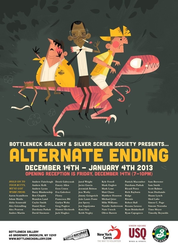 Alternate Ending - Silver Screen Society #silver #ending #screen #illustration #alternate #movies #society