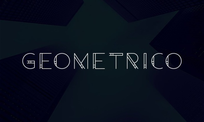 Geometrico Free Modern Font