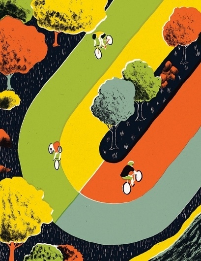 Bicycle Race - Sam Brewster #illustration #sam #brewster