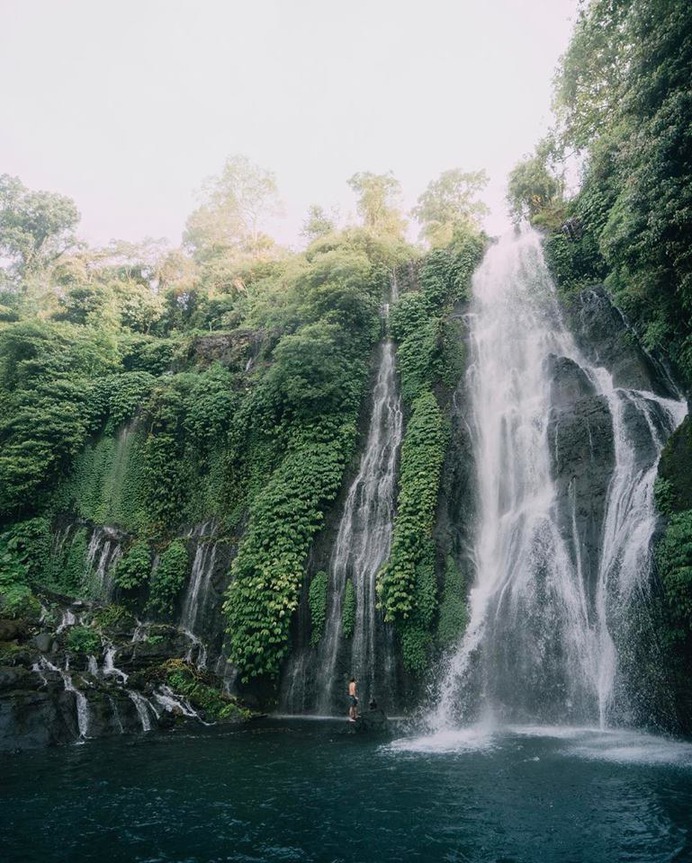 Banyumala Twin Waterfalls, Indonesia
