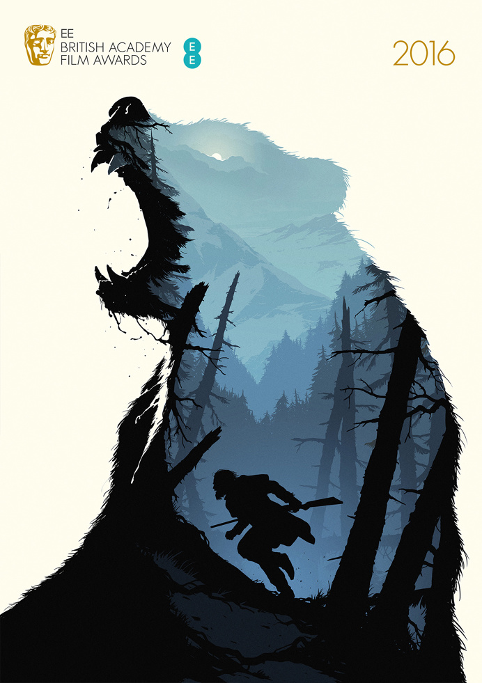 The Revenant, BAFTA poster by Levente Szabó