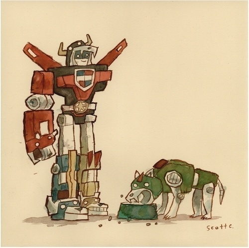 Super Hungry print by Scott C - Scott C - Gallery #voltron #water #c #color #handmade #scott