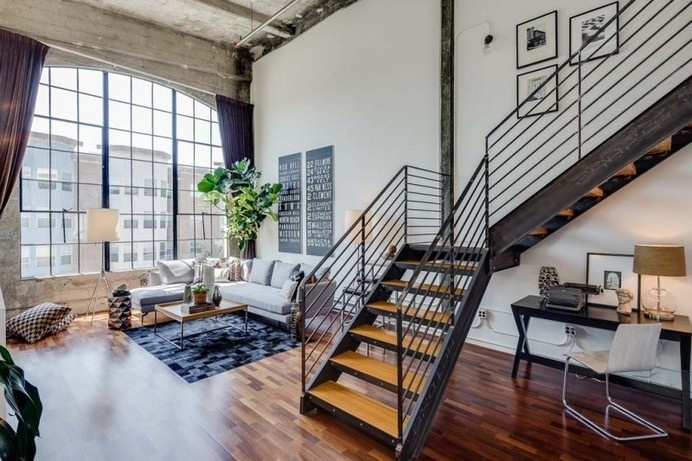 Loft-San-Francisco #interior #metal #industrial #concrete