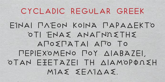 Cycladic Fonts by TEKNIKE » Fontspring - (Regular Greek) - #cycladic #typeface #font #kikis #teknike