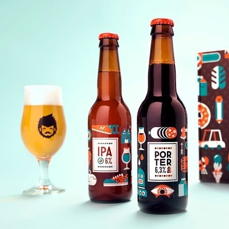 beer, packaging, special, gift, simple, icon, logo