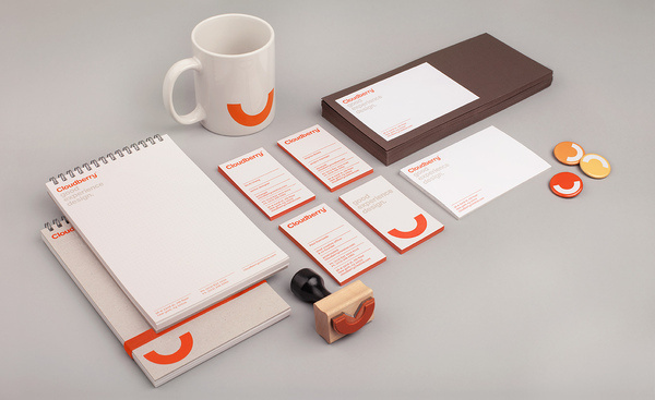 Cloudberry_1 #stationary #branding #cloudberry #bros #identity #logo #perky