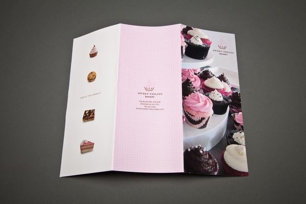 Corporate Identity #branding #cupcakes #treats #menu #sweet