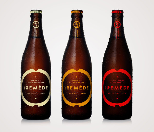 Le Remède Louis Beaudoin #packaging #beer #branding