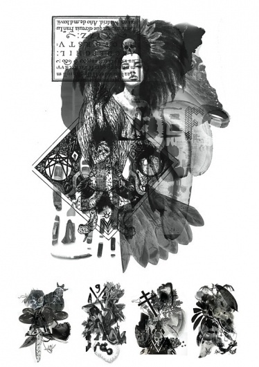 Thea Manipulatus : A Book of Teas & Potions by Tuscani Cardoso #plants #recipe #book #voodoo #art #tuscani #collage #potions #editorial #aphrodisiac