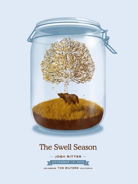 2009 Poster Design on the Behance Network #bear #tree #dkng studios #jar