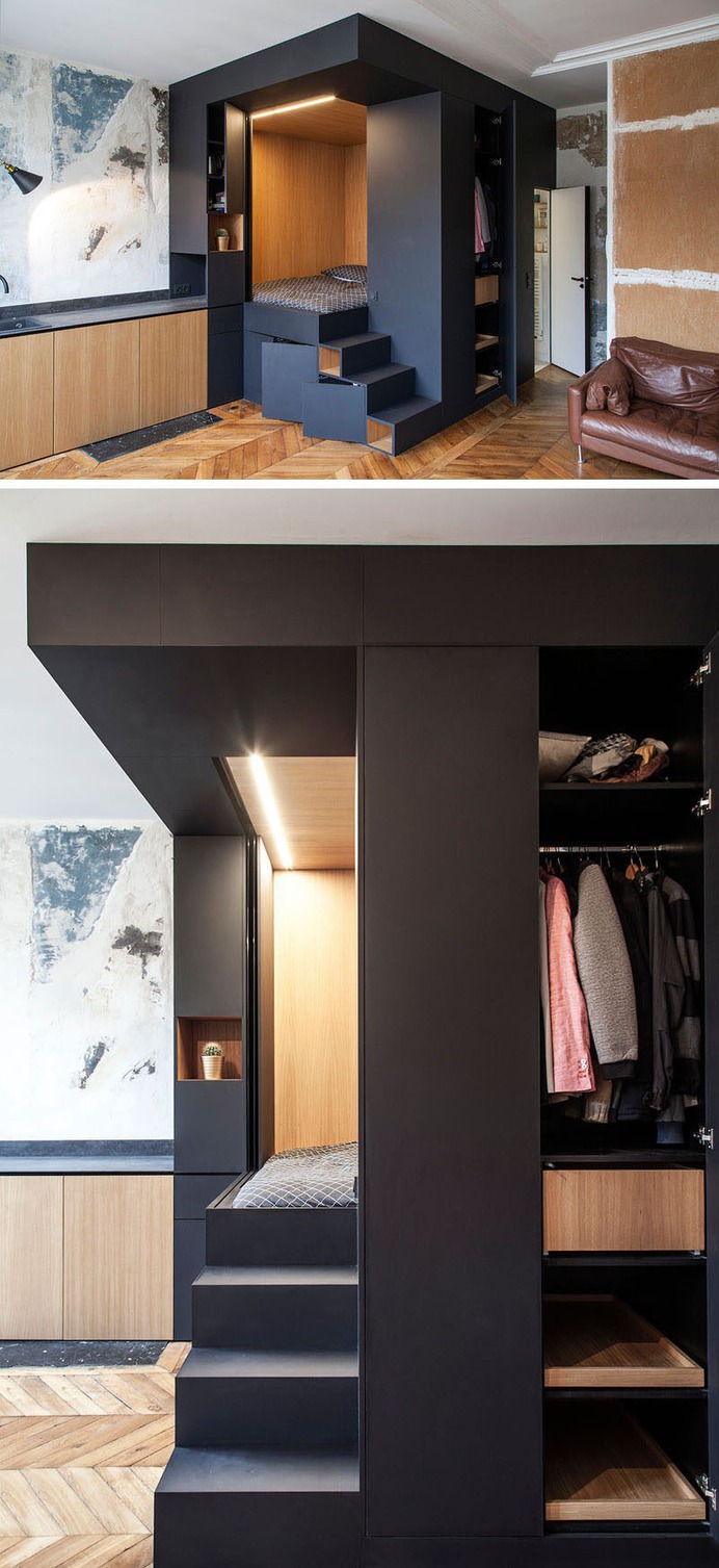 This Bed Cupboard is Ideal for Small Bedrooms