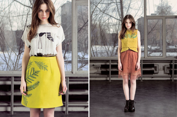 pitchouguina yelena bryksenkova #fashion #print #illustration