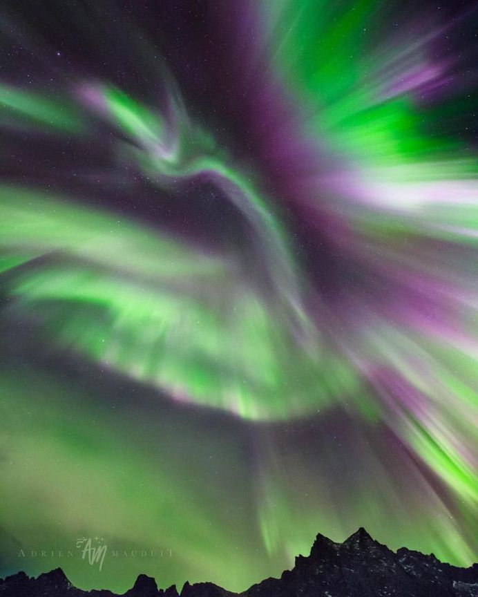 Adrien Louis Mauduit Captures The Northern Lights in Norway
