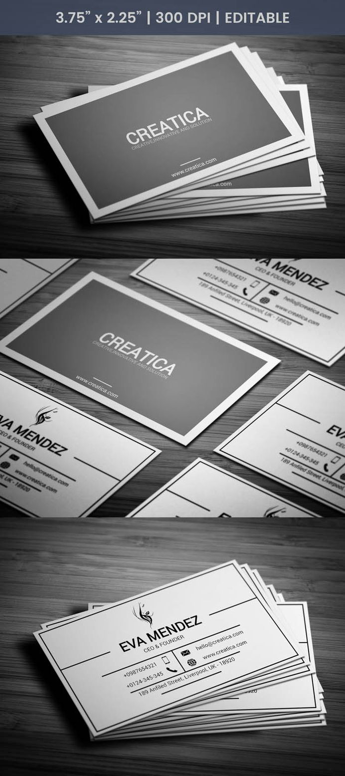 Free Minimal Ceo Business Card Template