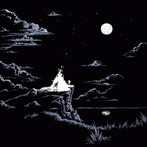 this isn't happiness™ (ymutate), Peteski #tribal #dance #night #illustration #fire #moonlight
