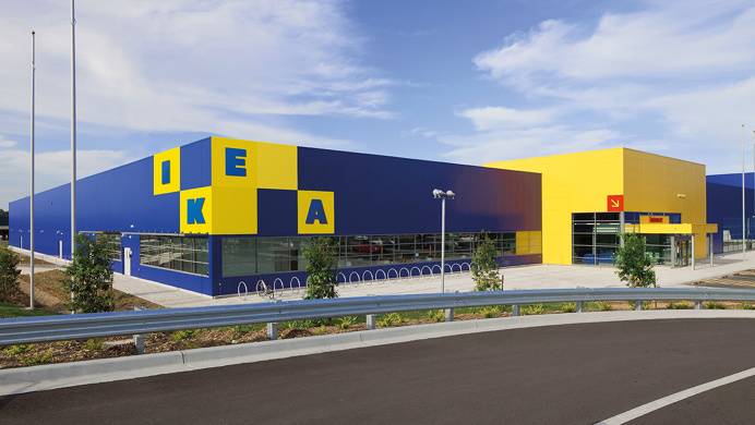 Rethinking IKEA's logo on Behance