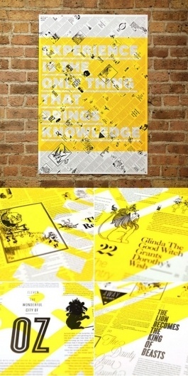Design Work Life » Brandt Brinkerhoff & Katherine Walker: Storybook Posters #transparency #print #screen #etching #poster #typography