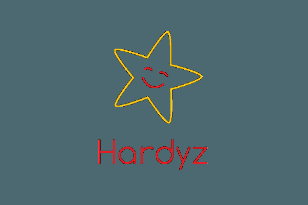 Hardees's Minimalist Logos