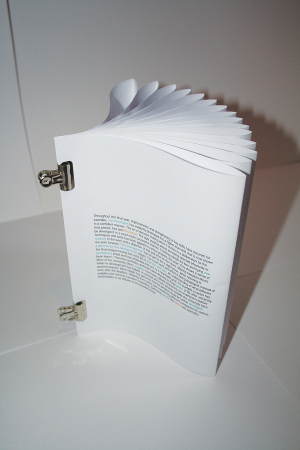 Self Promotion #clips #report #fan #booklet #leaflet #typography