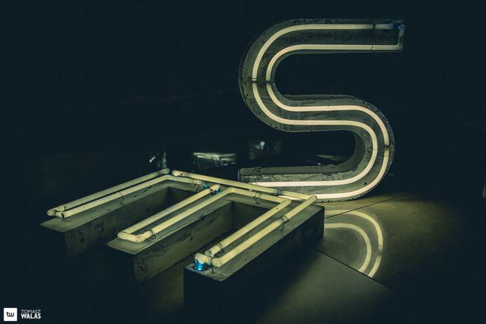 neon exhibition, Poznan, Poland