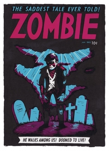 Zombie : Uglylogo #illustration #skaren #frode