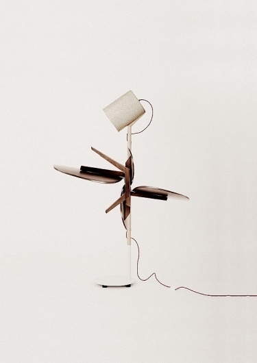 Editorial - La Nouvelle #interior #lamp #sofa #imbalance #design #stool #wood #furniture #typography