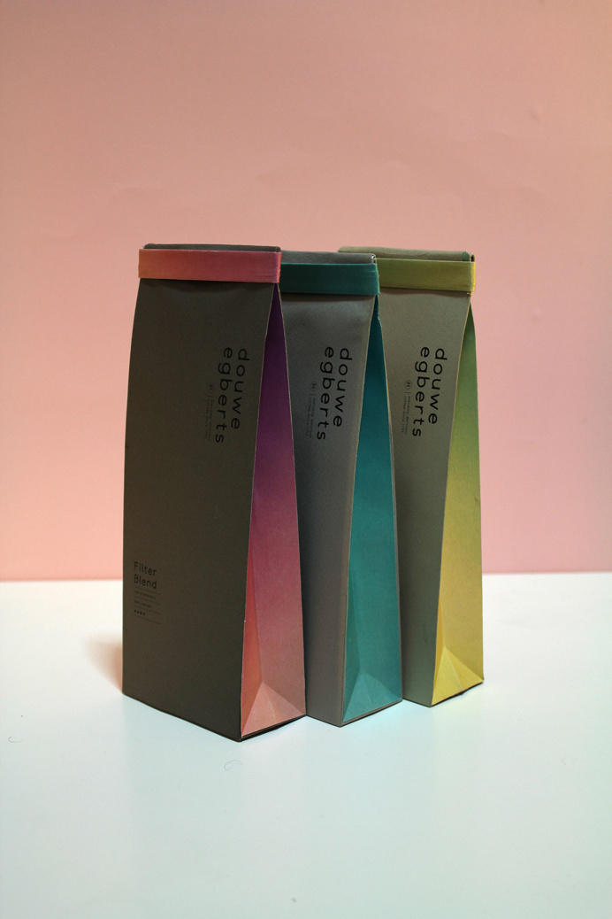 Douwe Egberts Coffee by Sam Curtis #color #gradient #packaging #coffee