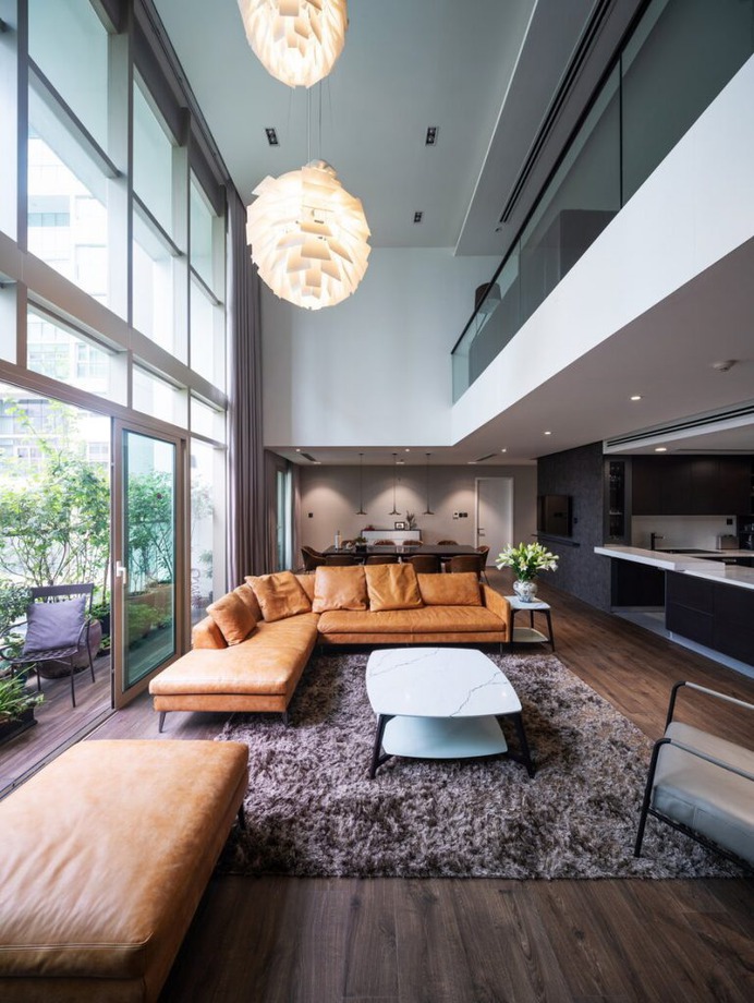 Renovation of a Two-Storey Apartment in Hanoi by Flat6 Architects