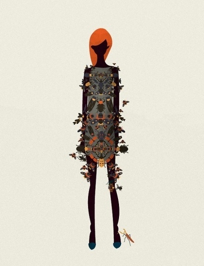 insekta mood : Cristian Grossi illustrator and creative designer #insects #pinko #italian #illustration #insekta #fashion #grossi #cristian