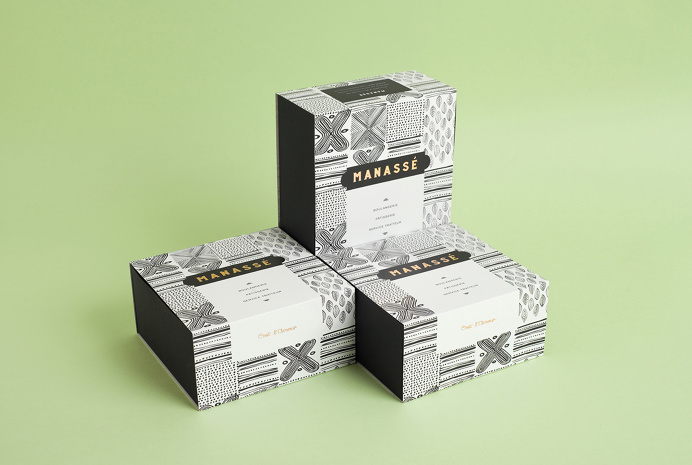 The new luxurious french patisserie & boulangerie named Manassé was designed by minimal branding & corporate identity specialists from Mexi
