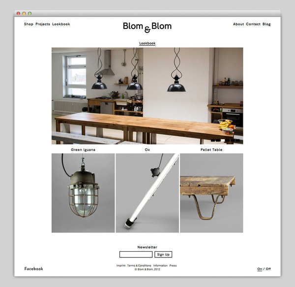 Blom & Blom #website #design #web #store