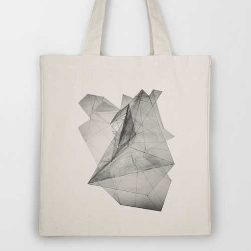 triangle Tote Bag #bag #triangle