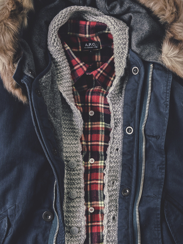apartment number 9 #sweater #red #clothes #cold #fur #coat #flannel #winter