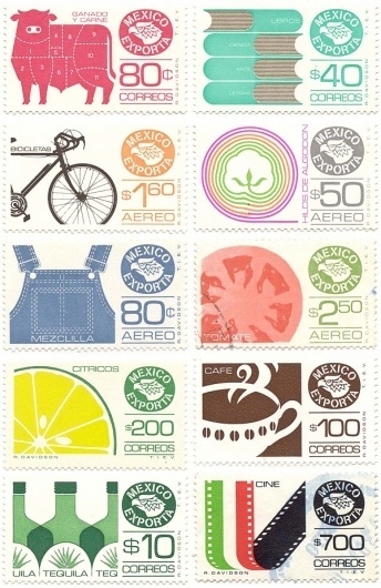 Vintage Mexican Stamps | FASHION INTEL #stamp #vintage