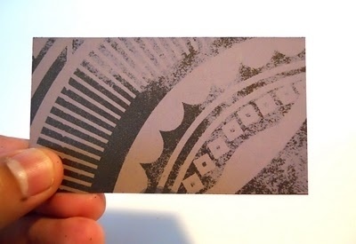 Harry Diaz Blog: 2011 Screen Printed Business Cards #business #card #design #art