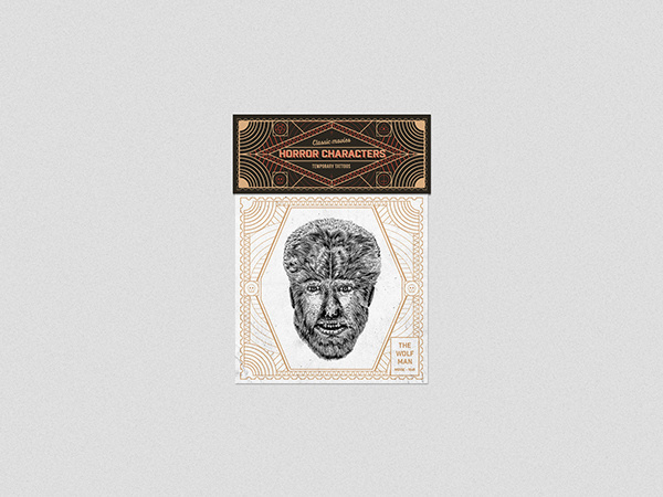 Horror characters on Behance #drawings #heymikel #classic #horror #temporary #tattoo #illustration #movies #characters