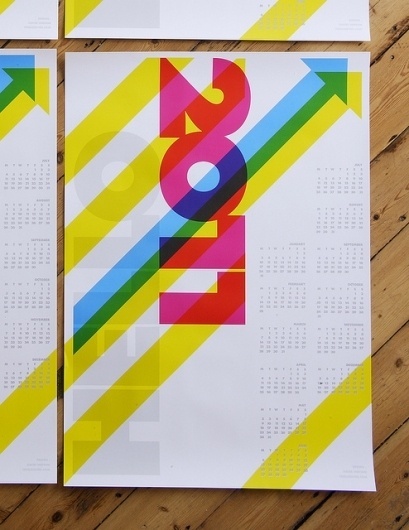 Hello 2011 Calendar / poster | Flickr - Photo Sharing! #type #calendar #overprinting #trebleseven