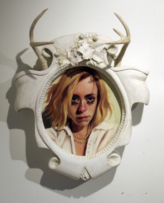 Sarah Bereza #frame #woman #illustrator #paint #illustration #cool