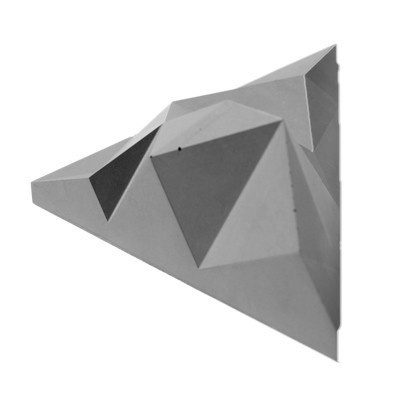 Tangram City Sculpture Puzzle #concrete #sculpture #architecture #puzzle