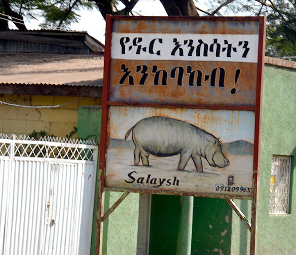Ethiopian hand drawn signs #africa #ethiopia #drawn #signs #hand