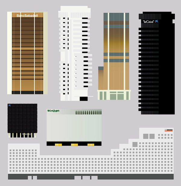 Barcelona buildings #hey #illustration #buidings #barcelona