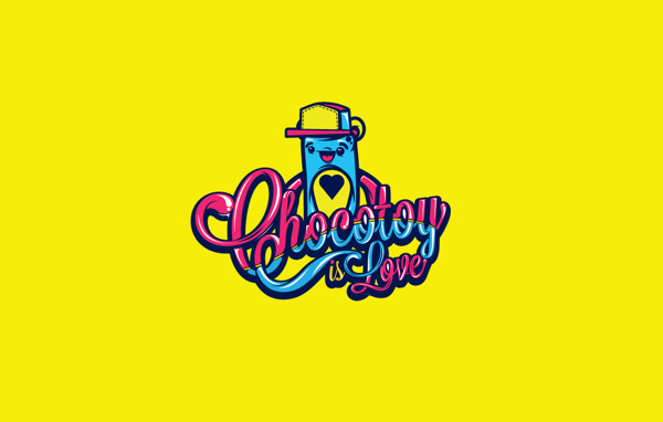 Colección de Logos on Behance #script #yellow #color #illustration #love #character #toy #typo