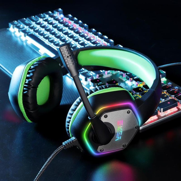 EKSA E1000 Colorful LED Light Gaming Headphone - Shop For Gamers